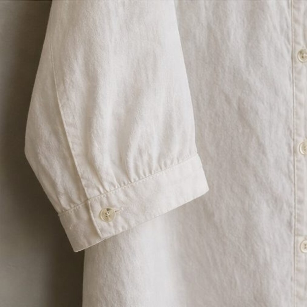 Ivory Button Blouse - Picture 5 of 6